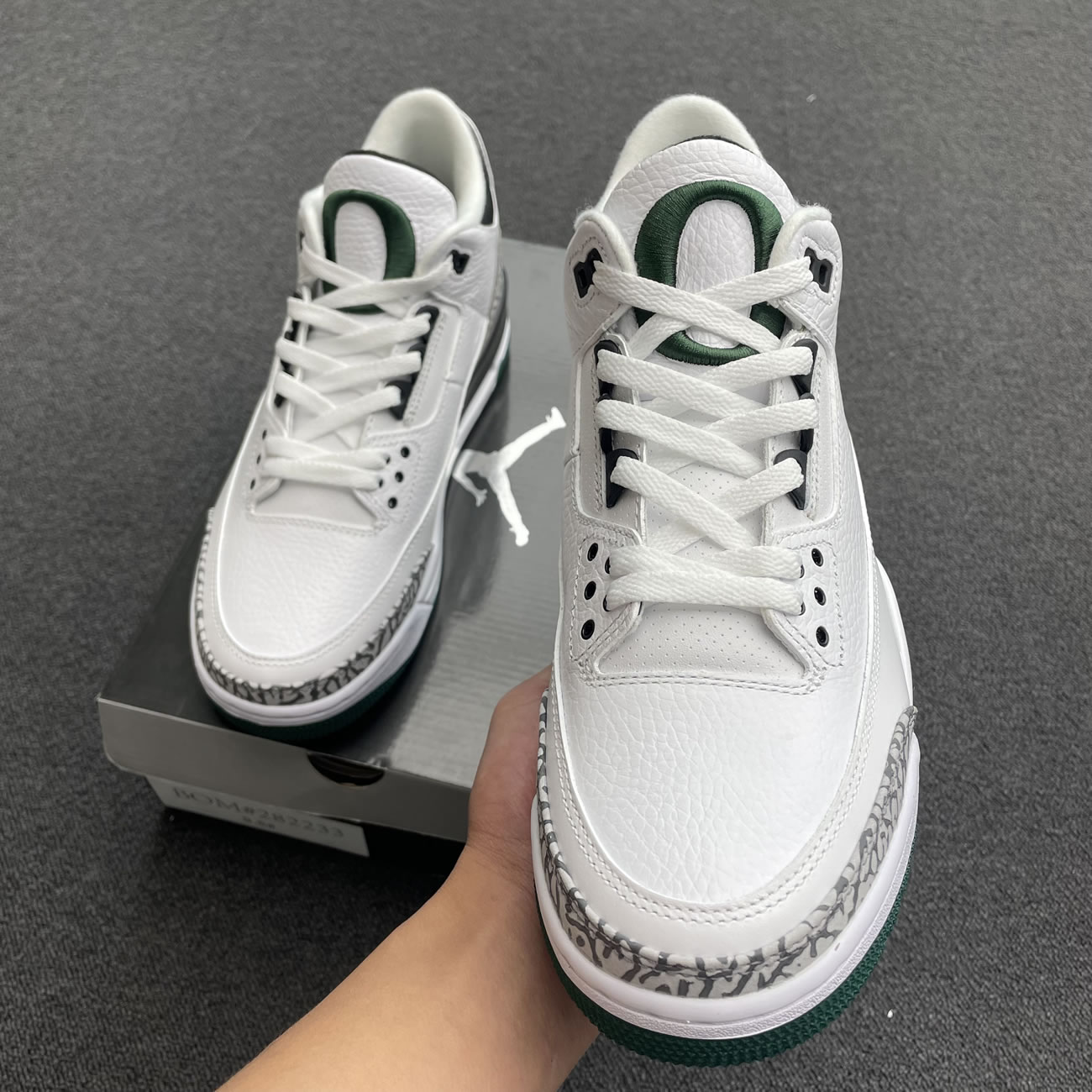 Air Jordan 3 Retro Oregon Ducks Pit Crew White H011 Mnjdls 594 282233 Y3 (10) - newkick.cc